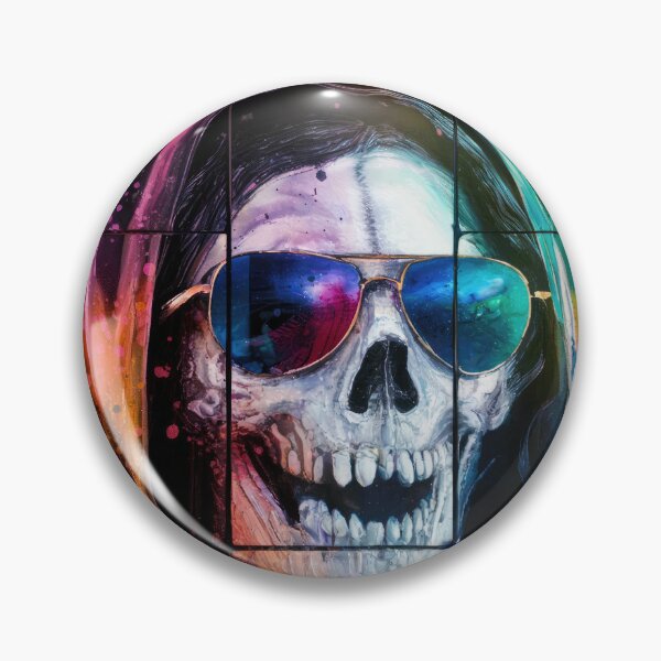 Artikelvorschau, Totenkopf Aquarell entworfen und verkauft von VirtualNegative.