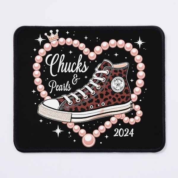 Item preview, Chucks and Pearls Black History Kamala for 47th President designed and sold by HauntandStick99.