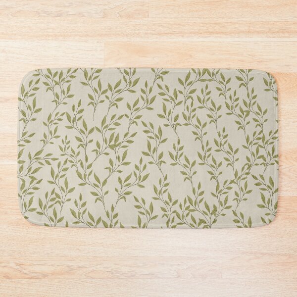 Item preview, Plants pattern - Latte  designed and sold by Asmaa Abdul-Azim.