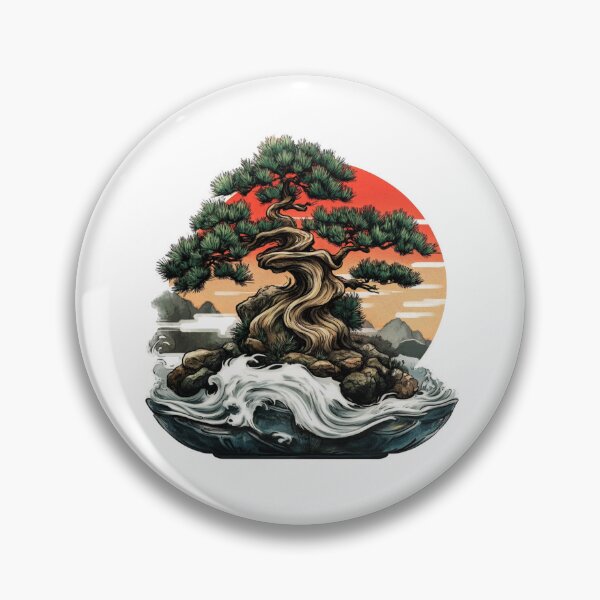 Item preview, Bonsai lover wild nature sticker style designed and sold by SmileshareShop.