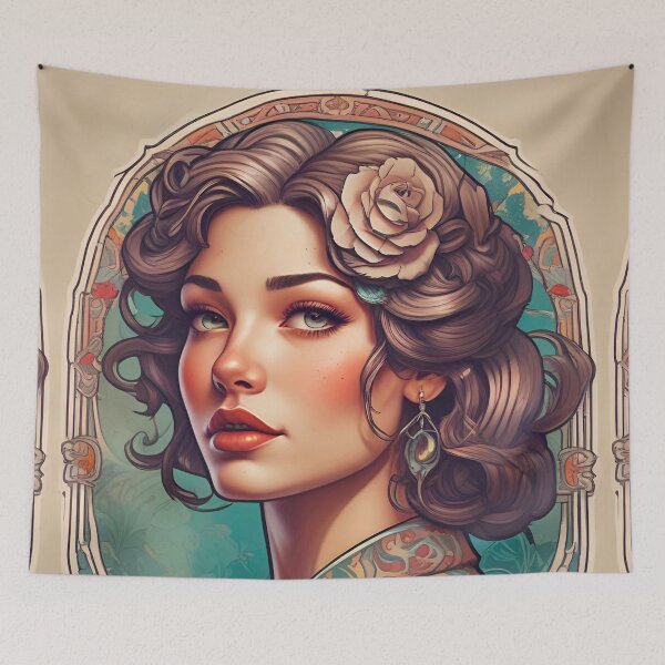 Item preview, Tattoo Pinup Girl  designed and sold by MatrixTattoo.