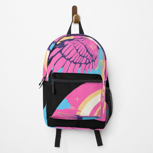Item preview, Cool Surrealist Cross with Wings | Vibrant Synthwave Religious Iconography | Divine Symbolism Design D7 designed and sold by pixelandcrafted.