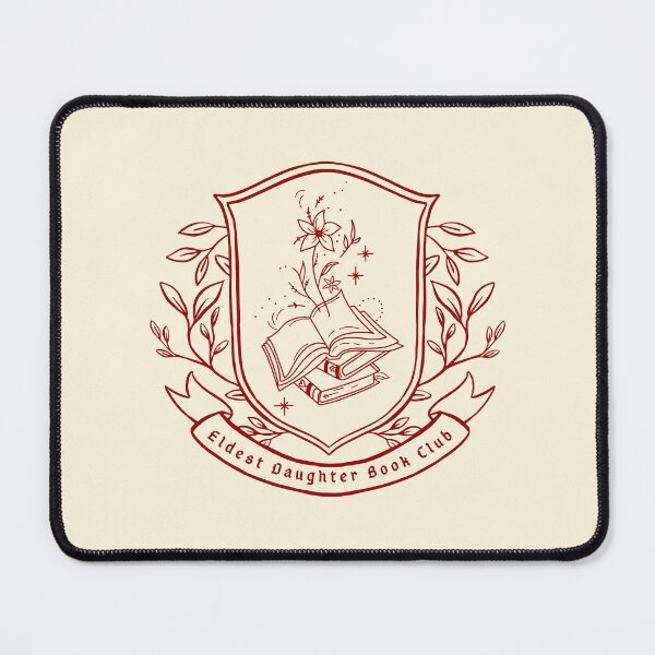 Item preview, Eldest Daughter Book Club | Crest (Red) designed and sold by alocadastark.