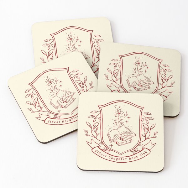 Item preview, Eldest Daughter Book Club | Crest (Red) designed and sold by alocadastark.