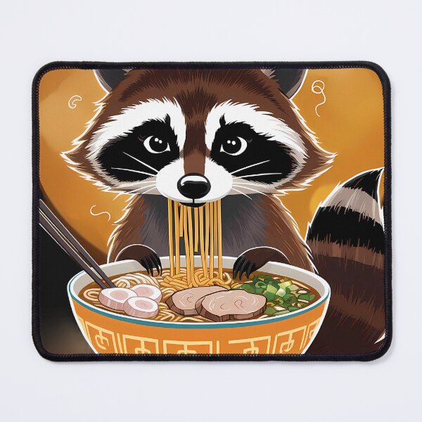 Item preview, Ramen Raccoon - Noodle Lover Tee designed and sold by im-zi07.