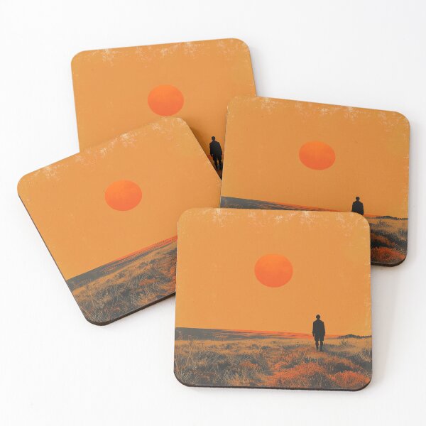 Item preview, Sunset in a grass field designed and sold by Zen Lael.