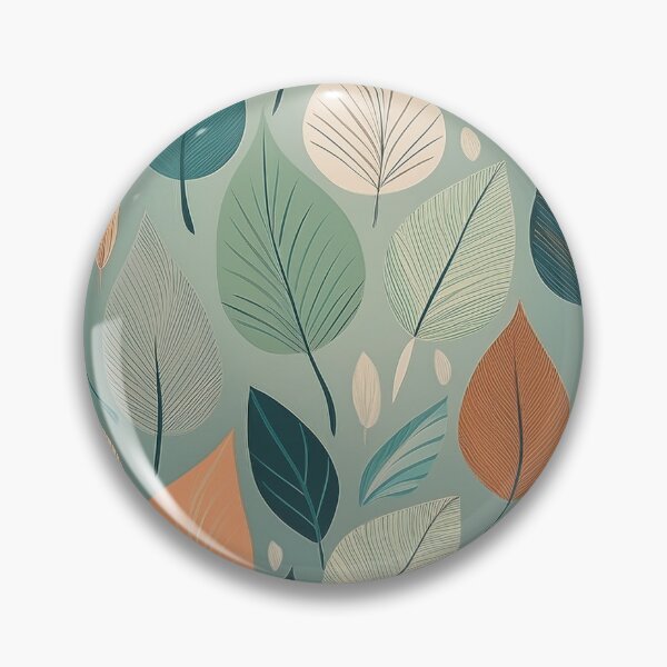 Artikelvorschau, Ein schlichtes, modernes Musterdesign mit einfachen, geometrischen Blattformen in gedeckten Farben. entworfen und verkauft von HEMRO.