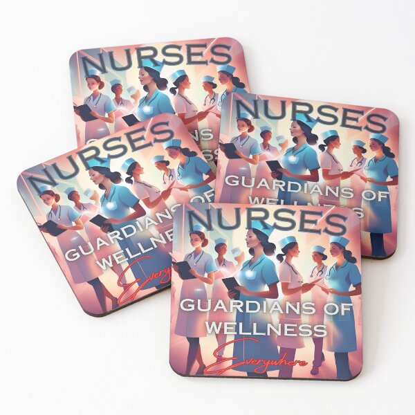 Item preview, NURSES - GUARDIANS OF WELLNESS EVERYWHERE designed and sold by TommyTsunami.