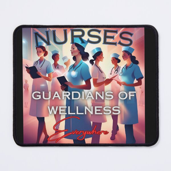 Item preview, NURSES - GUARDIANS OF WELLNESS EVERYWHERE designed and sold by TommyTsunami.