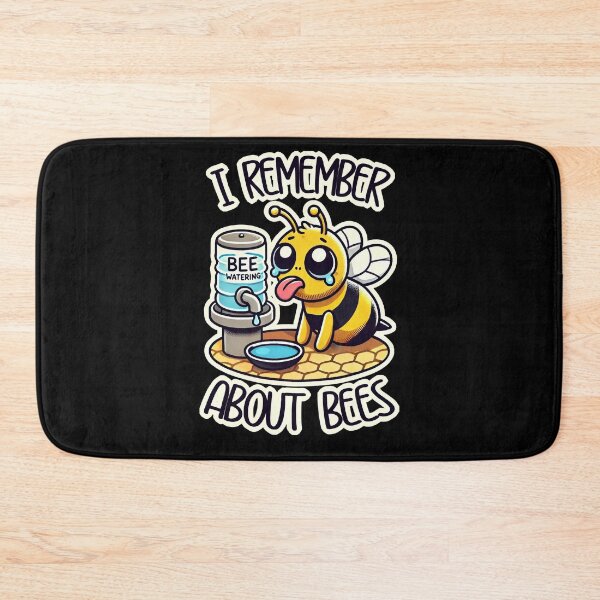 Item preview, I Remember About Bees - Save the Bees / I Love Bees - Bee Watering - Cute Bee  designed and sold by Rodim91.