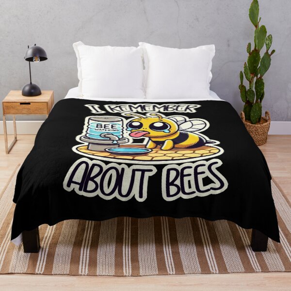 Item preview, I Remember About Bees - Save the Bees / I Love Bees - Bee Watering - Cute Bee designed and sold by Rodim91.