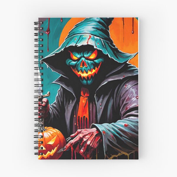 Item preview, Scary Halloween Pumpkin: Frightful and Festive designed and sold by GrizzlyCollective.