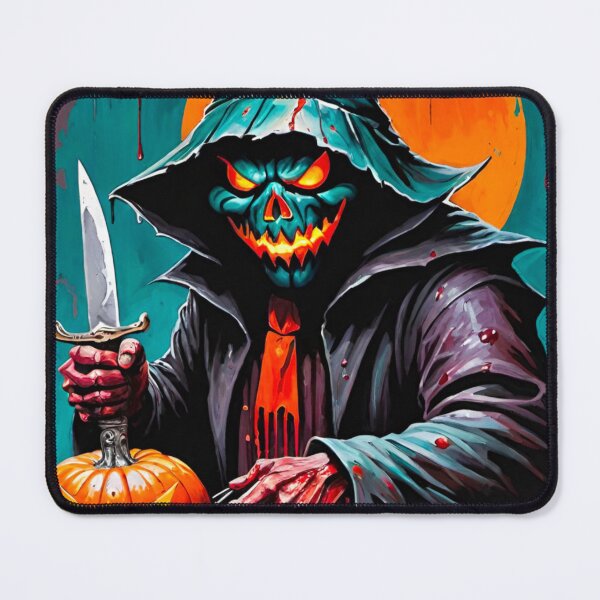 Item preview, Scary Halloween Pumpkin: Frightful and Festive designed and sold by GrizzlyCollective.