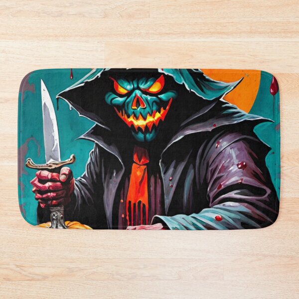 Item preview, Scary Halloween Pumpkin: Frightful and Festive designed and sold by GrizzlyCollective.