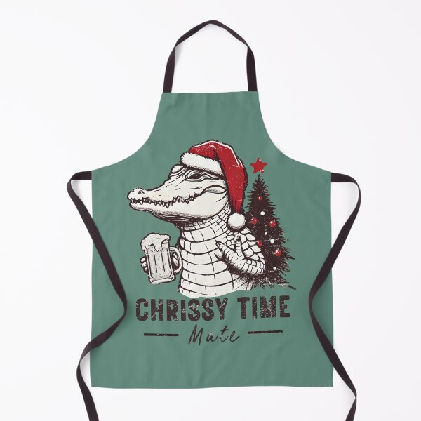 Item preview, Chrissy Time Mate Australian Christmas Crocodile  designed and sold by WanderlustCoCo.