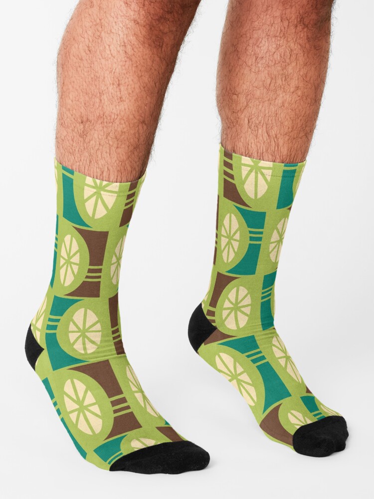 Retro Mid Century Modern Abstract Tiki Pattern 621