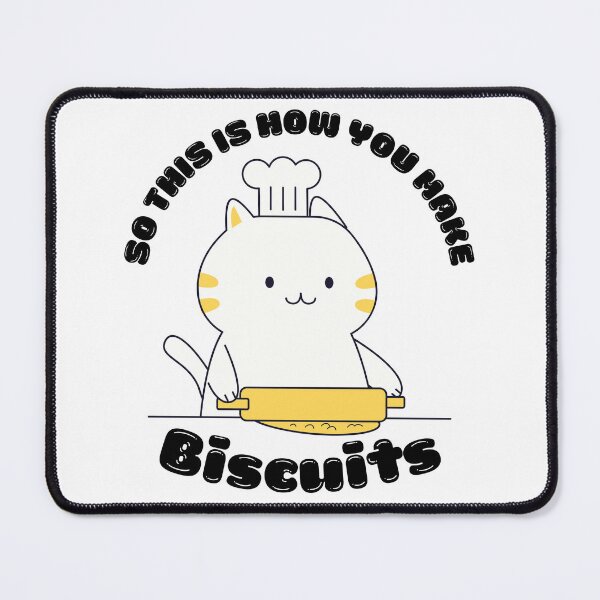 Item preview, So This is How You Make Biscuits Funny Cat Baking designed and sold by knittybynatured.