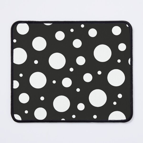 Item preview, A classic Polka Dots pattern Design with evenly spaced medium-sized dots in Black and white. designed and sold by HEMRO.