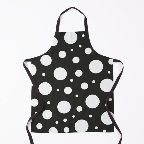Item preview, A classic Polka Dots pattern Design with evenly spaced medium-sized dots in Black and white. designed and sold by HEMRO.