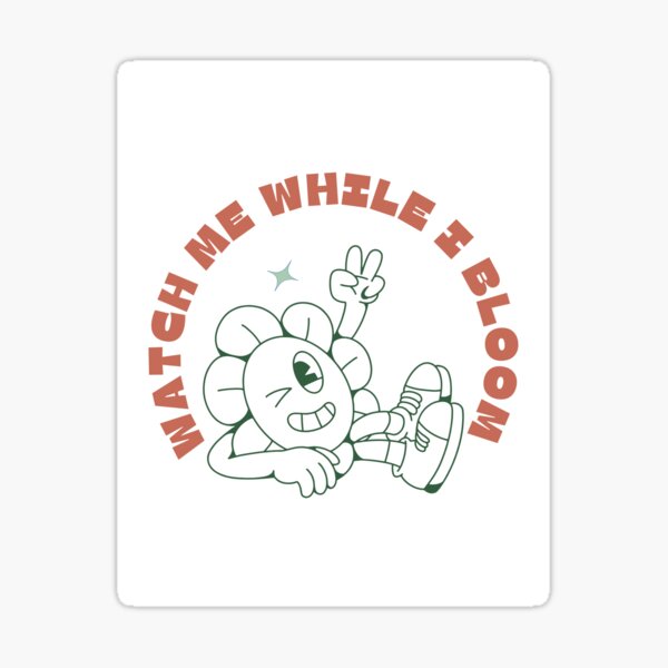 Vista previa del artículo con la obra «Mírame mientras florezco», diseñado y vendido por itsamyyall.