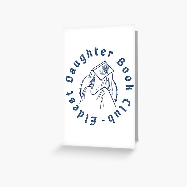 Item preview, Eldest Daughter Book Club | Round (Blue) designed and sold by alocadastark.