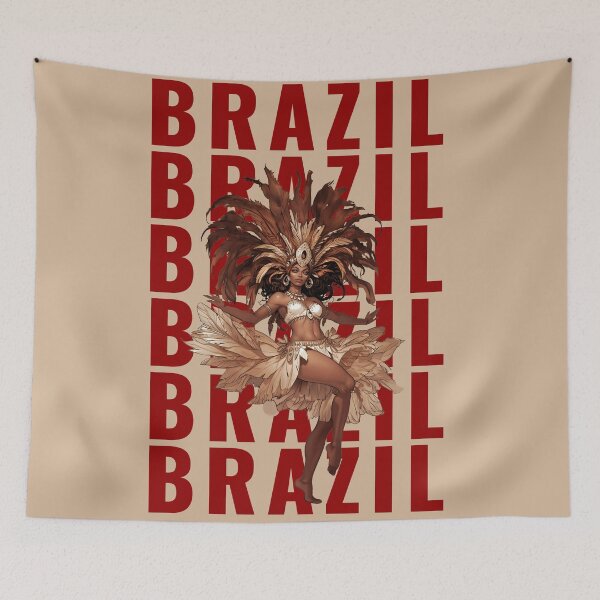 Item preview, BRAZIL CARNIVAL RETRO DANCER designed and sold by La Loca.