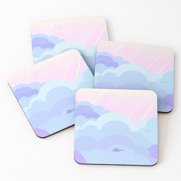 Item preview, Pastel clouds -multicolor designed and sold by starrscribbles.