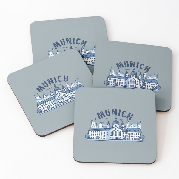 Item preview, Munich Germany Deutschland Cityscape designed and sold by WanderlustCoCo.
