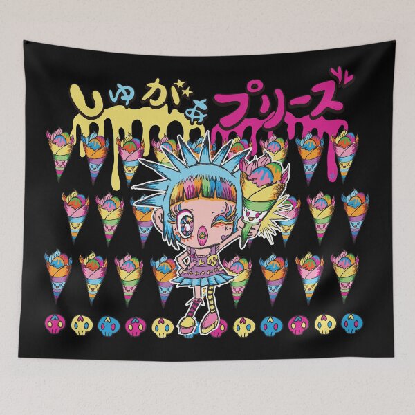 Item preview, Kawaii Ice Cream Crape Punk Girl Sugar Please designed and sold by AyaMasuda.