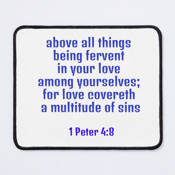 Item preview, 1 Peter 4:8 ASV designed and sold by Gentle40Winks.