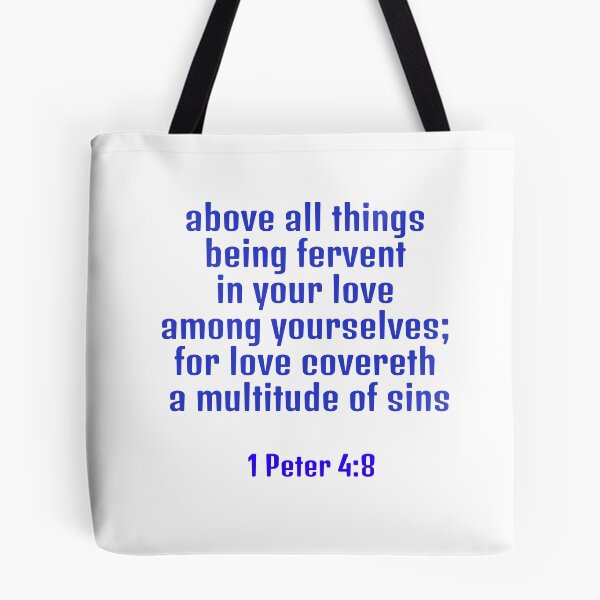 Item preview, 1 Peter 4:8 ASV designed and sold by Gentle40Winks.