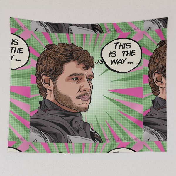 Artikelvorschau, Pop Art Pedro Pascal entworfen und verkauft von ChloeRogArt.