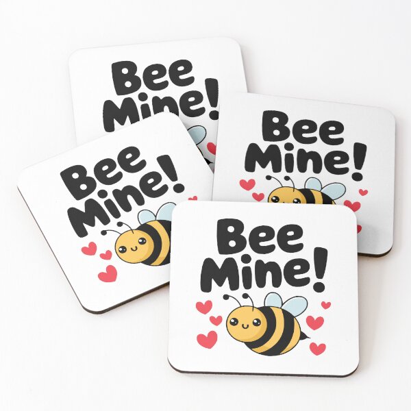 Item preview, Bee Mine! Cute Bee Valentines Day Pun designed and sold by PMCreative.