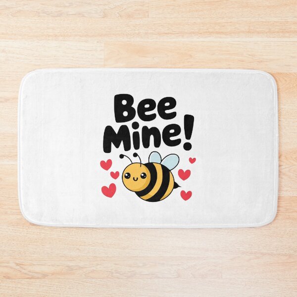 Item preview, Bee Mine! Cute Bee Valentines Day Pun designed and sold by PMCreative.