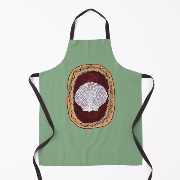 Item preview, Sage Green Vintage Seashell Pattern by Jemma Jamie Skidmore | Coastal Decorative Design designed and sold by Jemma Jamie Skidmore.