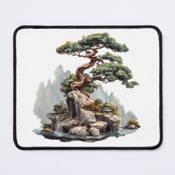 Item preview, Bonsai lover mountain sticker style designed and sold by SmileshareShop.