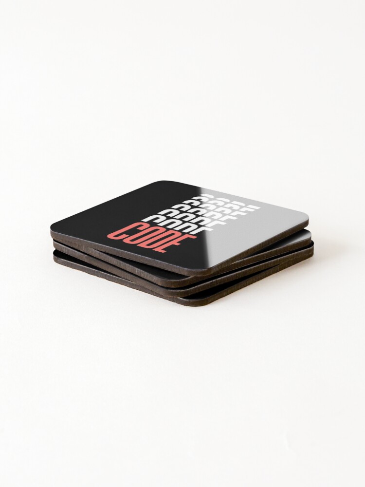 Thumbnail 4 of 5, Coasters (Set of 4), Multiple Code designed and sold by WolfGZ.