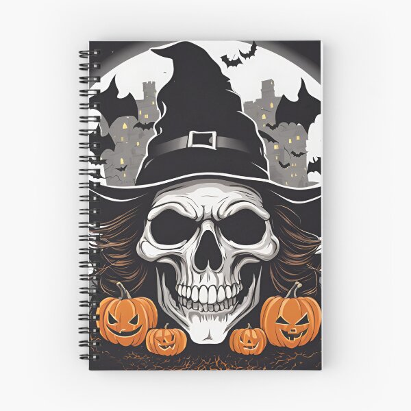 Item preview, Autumn Witch Skull Emblem, funny, gifts, autumn, halloween,  designed and sold by Ewelina  Niemiec.