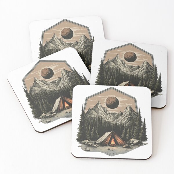 Item preview, Outdoor Campfire Design designed and sold by NicolasGlowArt.