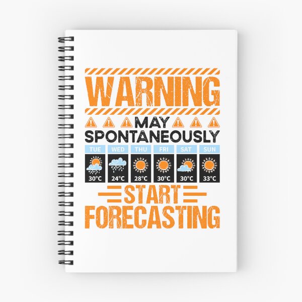 Item preview, Warning Start Forecasting - Fun Meteorologist Design designed and sold by Pobru.