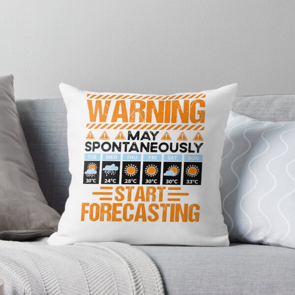 Item preview, Warning Start Forecasting - Fun Meteorologist Design designed and sold by Pobru.