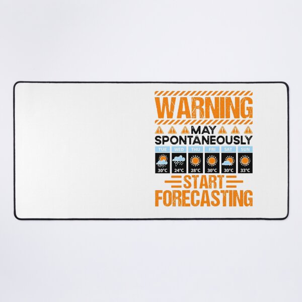 Item preview, Warning Start Forecasting - Fun Meteorologist Design designed and sold by Pobru.