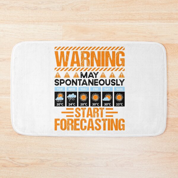 Item preview, Warning Start Forecasting - Fun Meteorologist Design designed and sold by Pobru.