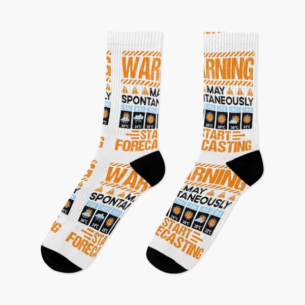 Item preview, Warning Start Forecasting - Fun Meteorologist Design designed and sold by Pobru.