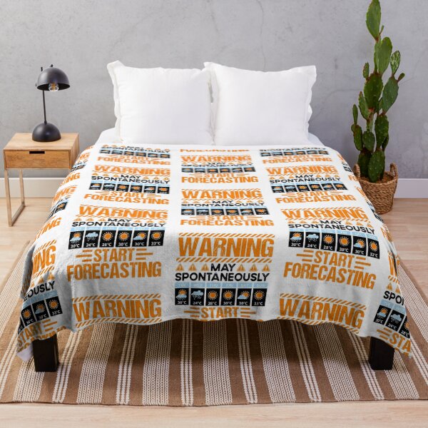 Item preview, Warning Start Forecasting - Fun Meteorologist Design designed and sold by Pobru.