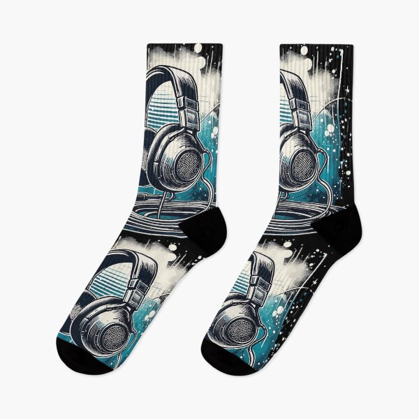 Item preview, Gaming Earphones with Coiled Cable - Vintage Graffiti Art designed and sold by mehedi4box.