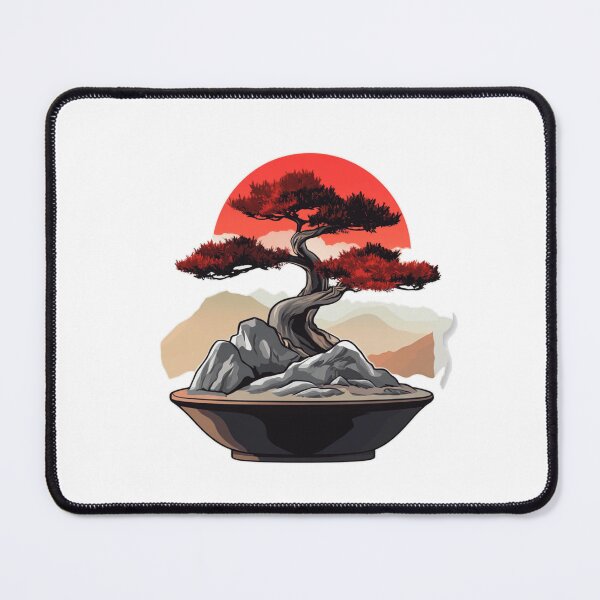 Item preview, Bonsai lover bloody sunset sticker style  designed and sold by SmileshareShop.