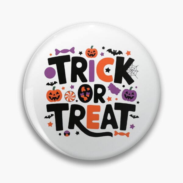 Item preview, Trick or Treat Halloween Typography T-Shirt , Bold  Playful Spooky Design designed and sold by masteryStore.