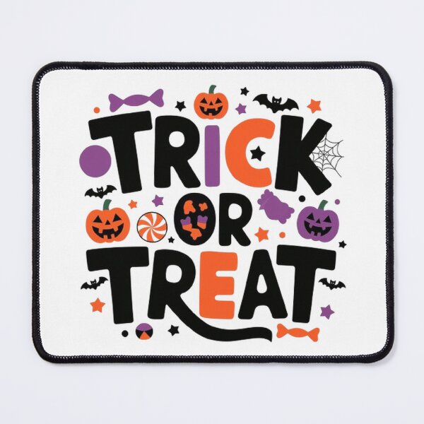 Item preview, Trick or Treat Halloween Typography T-Shirt , Bold  Playful Spooky Design designed and sold by masteryStore.