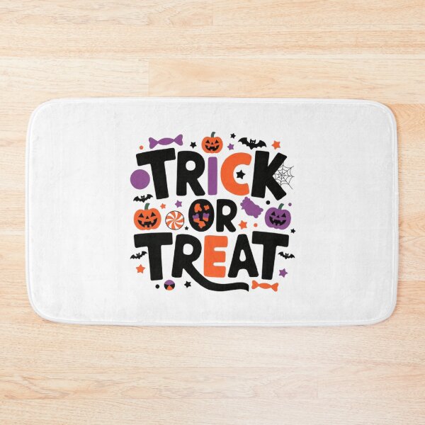 Item preview, Trick or Treat Halloween Typography T-Shirt , Bold  Playful Spooky Design designed and sold by masteryStore.